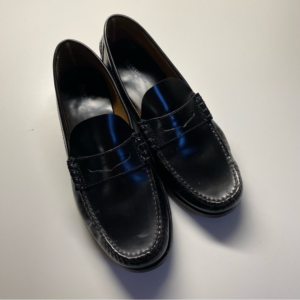 FLORSHEIMIM - BLACK - BERLEY MOC TOE PENNY LOAFER